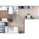 Тристаен апартамент в Зона Б-19 - 0