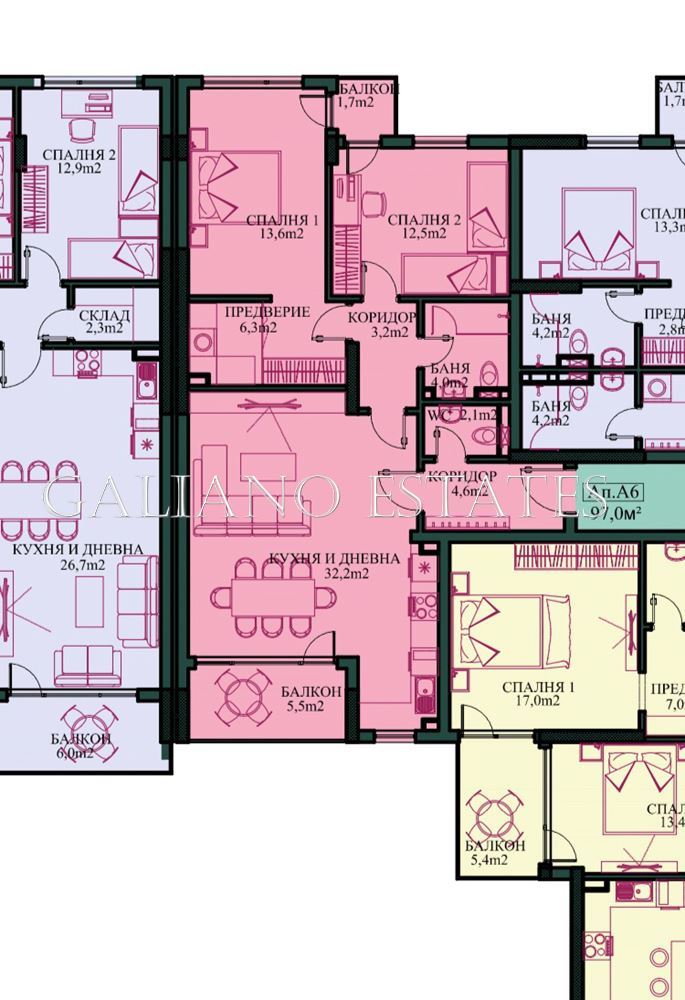 Excellent three-room apartment in the Manastirski Livadi - East-0 district Отличен тристаен апартамент в кв Манастирски ливади - изток - 0