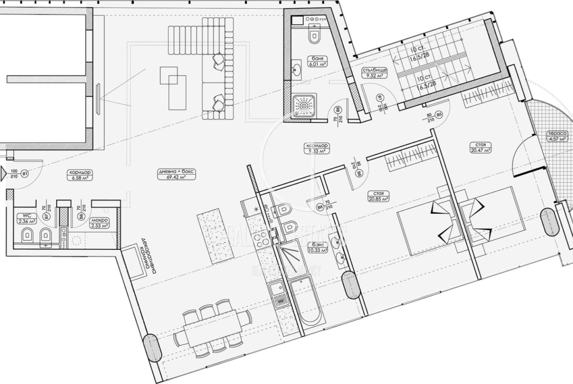 Тристаен апартамент в кв. Манастирски ливади - 0