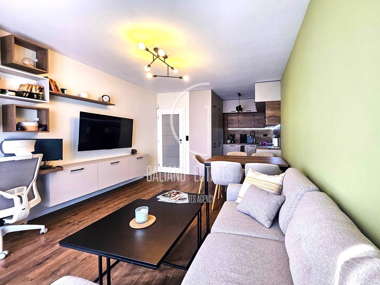 Ексклузивно! Стилен двустаен апартамент в близост до Нов български университет, кв. Овча купел 2 - 0