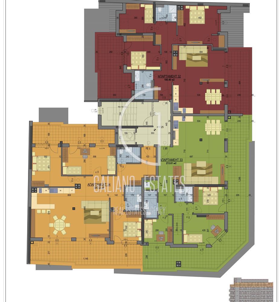 Просторен апартамент с три спални - 0