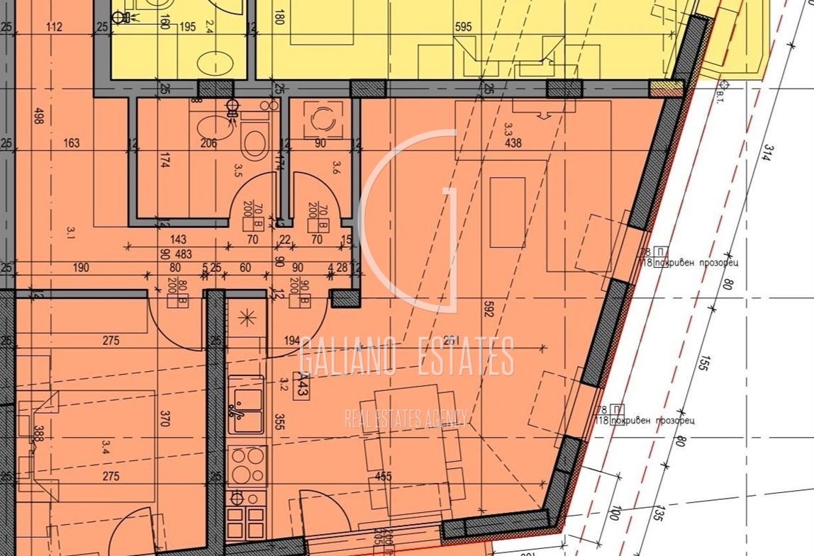 Двустаен апартамент в ж.к. Дружба 1 - 0