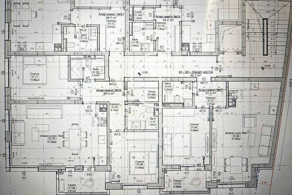 Тристаен апартамент в нова бутикова сграда – кв. Левски - 0