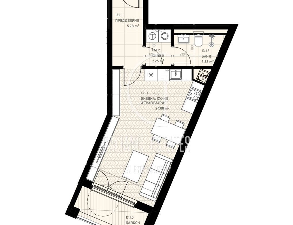 Едностаен апартамент в Овча купел 2 - 0