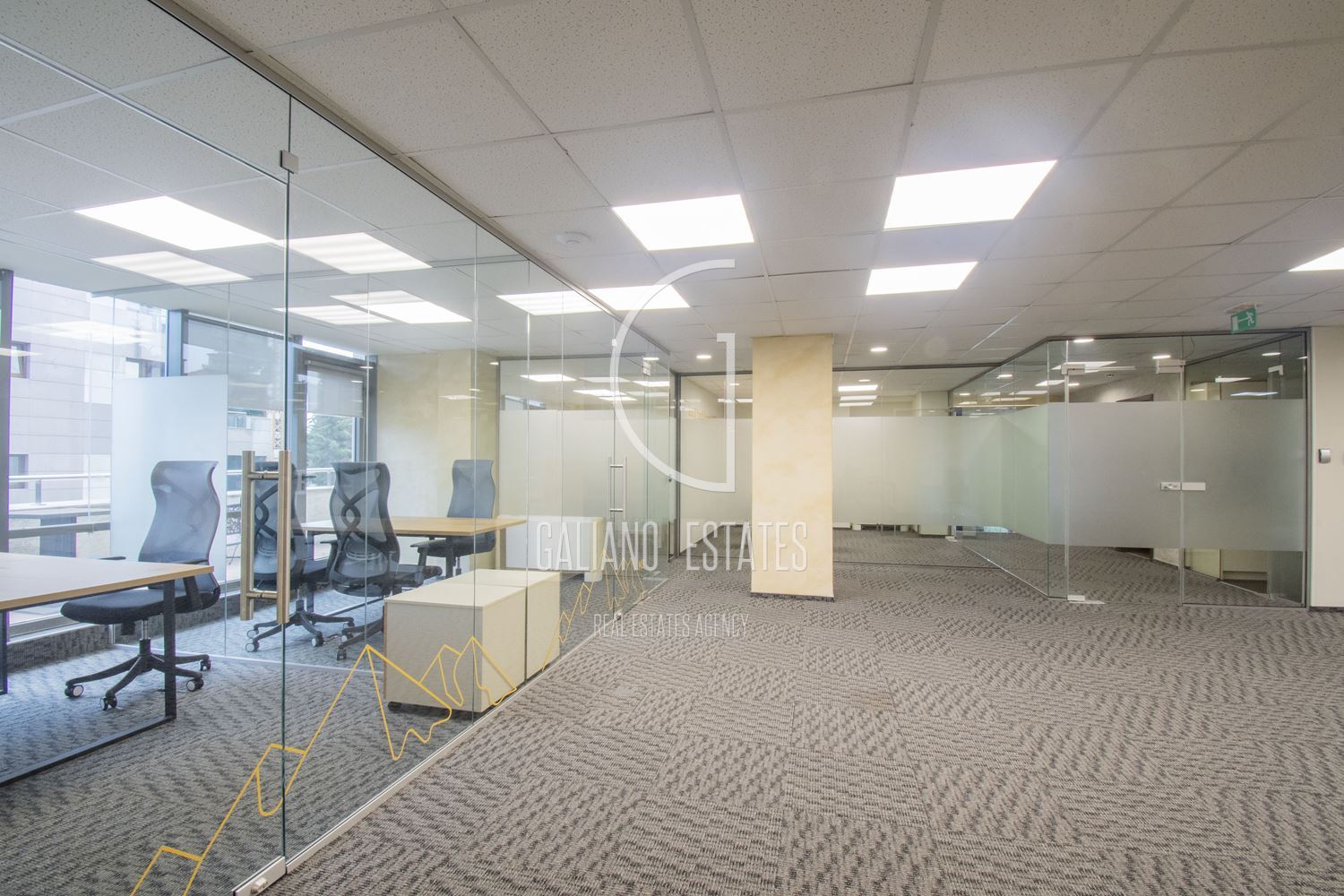 Просторен офис в бизнес сграда до Метростанция Жулио Кюри - 0