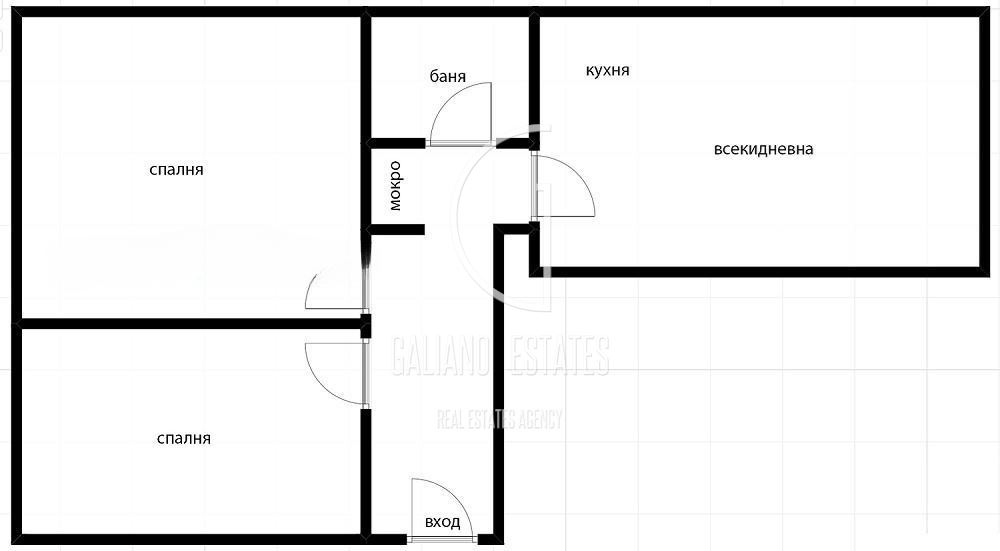 Чудесен тристаен апартамент в Докторски паметник - 0