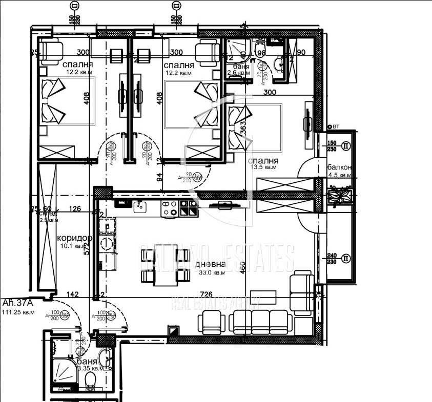 Панорамен многостаен апартамент в кв. Красна поляна - 0