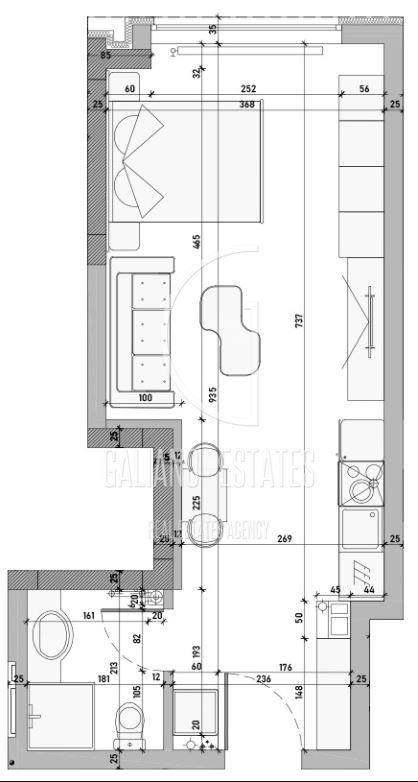 Едностаен апартамент в Малинова долина - 0