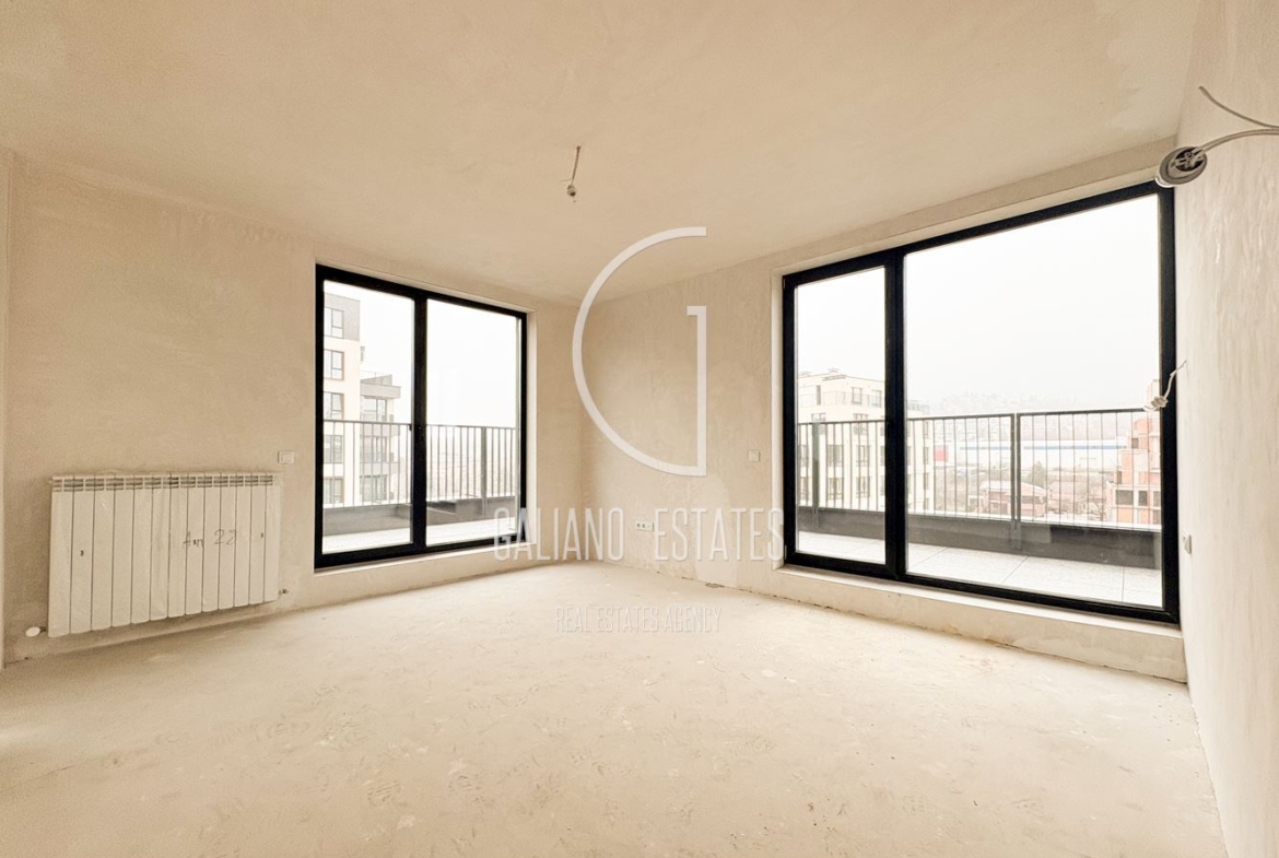 Четиристаен пентхаус с панорамни гледки в Манастирски ливади – изток - 0