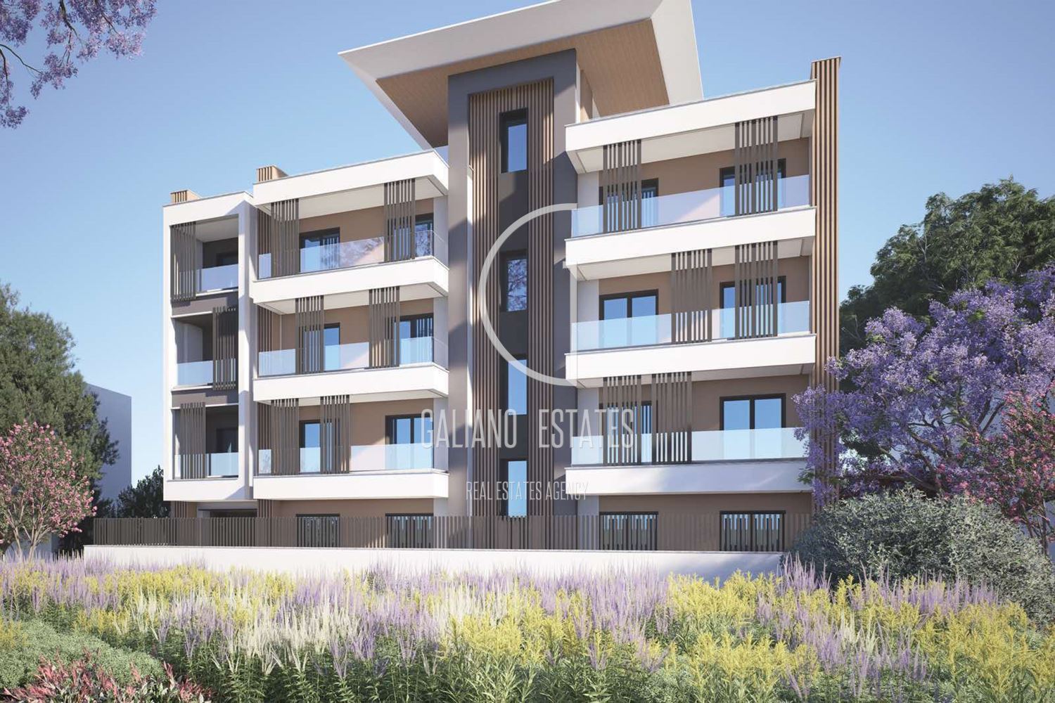 Двустаен апартамент в луксозна сграда в Неа Каликратия - 0