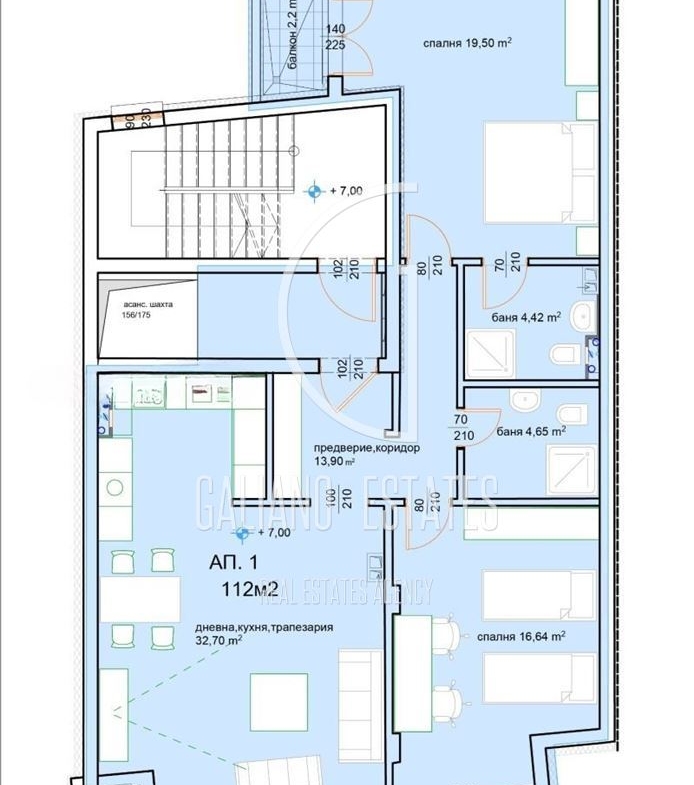 Тристаен апартамент в кв. Банишора - 0