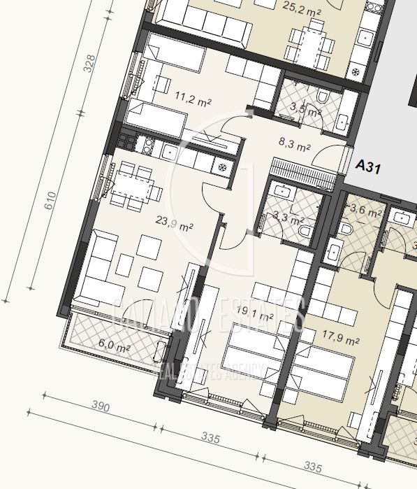 Панорамен тристаен апартамент в кв. Овча Купел 2 - 0