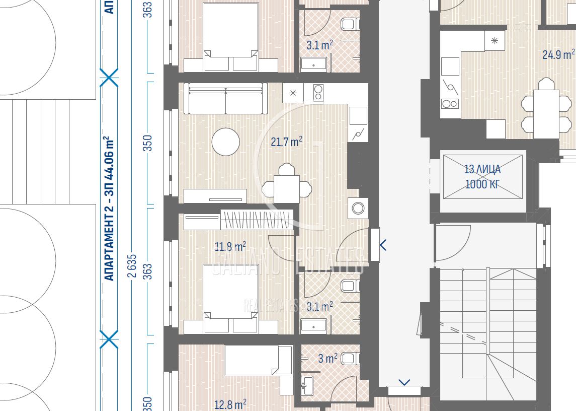 Луксозен двустаен апартамент в кв. Овча Купел - 0