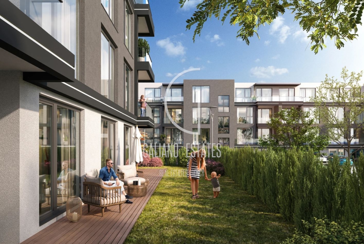 Партерен тристаен апартамент с двор 11 кв.м – ново строителство - 0