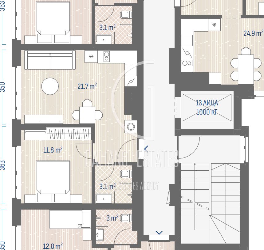 Луксозен двустаен апартамент в кв. Овча Купел-0 Луксозен двустаен апартамент в кв. Овча Купел - 0