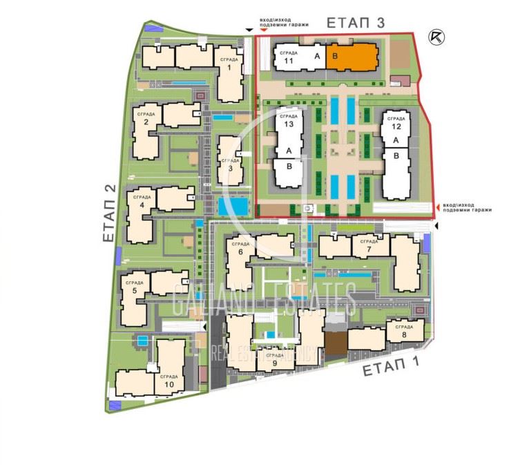 Тристаен апартамент в затворен комплекс в Лозенец - 0