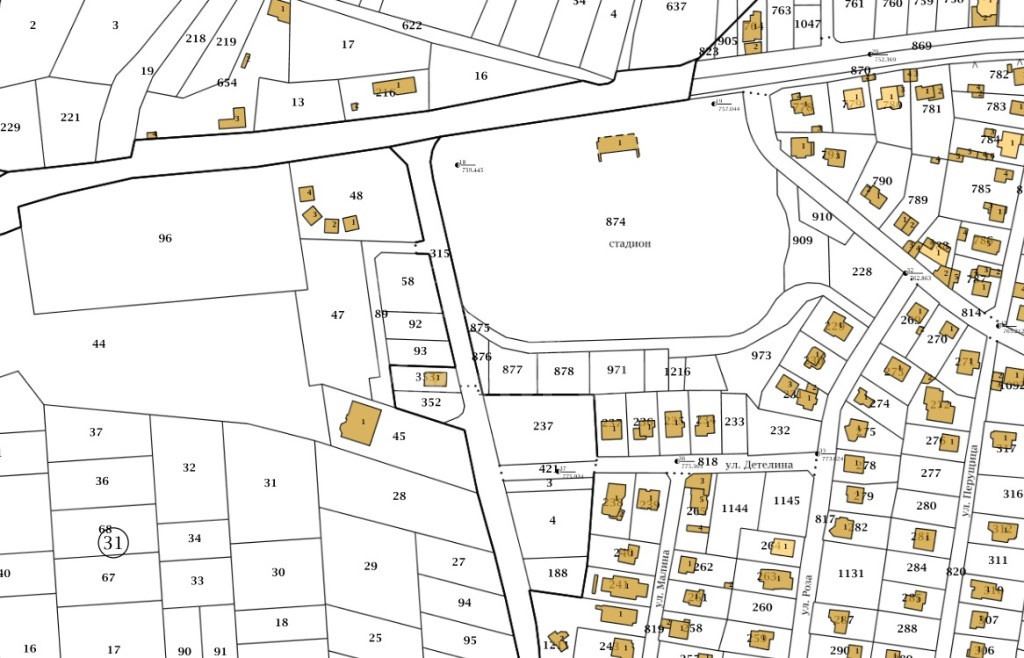 Поземлен имот за две къщи в гр. Сапарева баня - 0