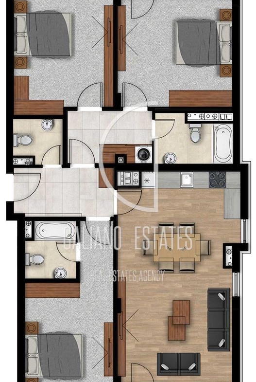 Изискан многостаен апартамент в кв. Кръстова вада - 0