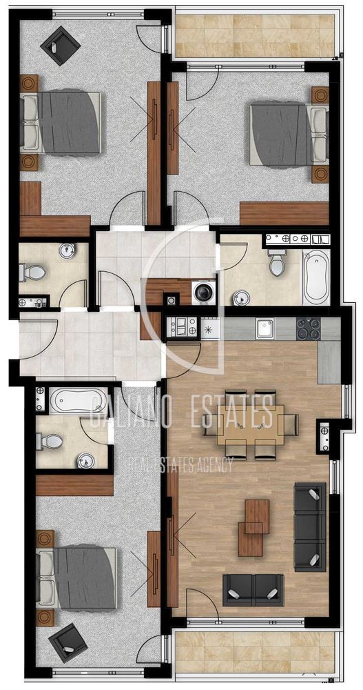 Изискан многостаен апартамент в кв. Кръстова вада - 0