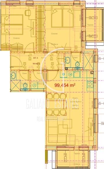 Тристаен апартамент в кв.Банкя - 0