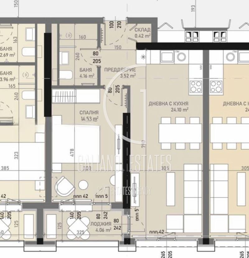 Чудесен двустаен апартамент в кв. Банишора - 0