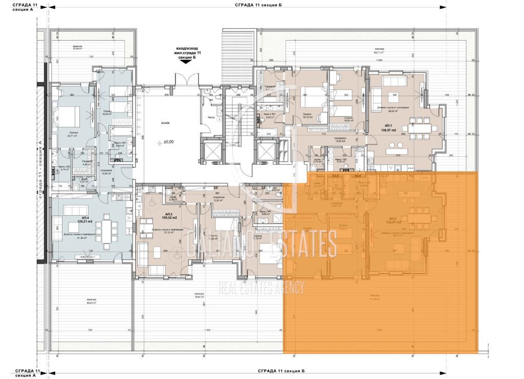 Тристаен апартамент в затворен комплекс в Лозенец - 0