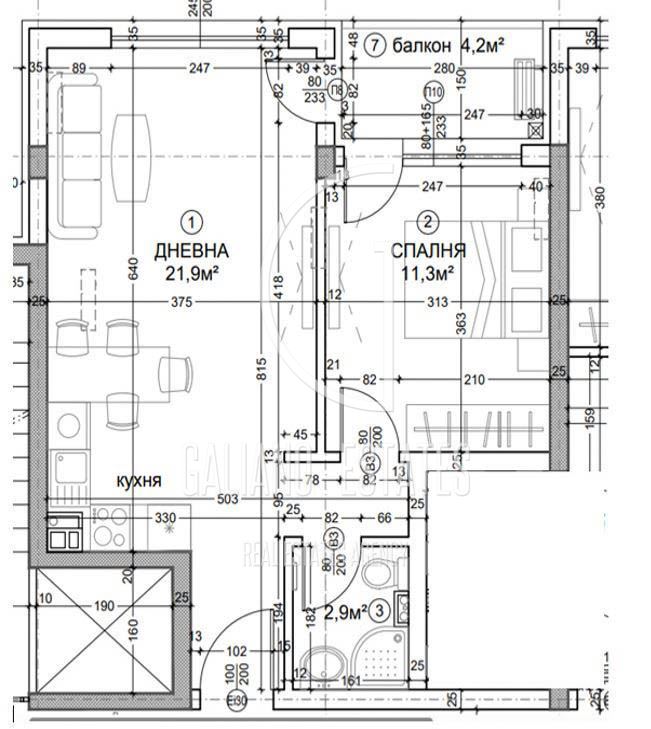 Двустаен апартамент в кв. Дружба 2 – нова сграда с Акт 16 (2026) - 0