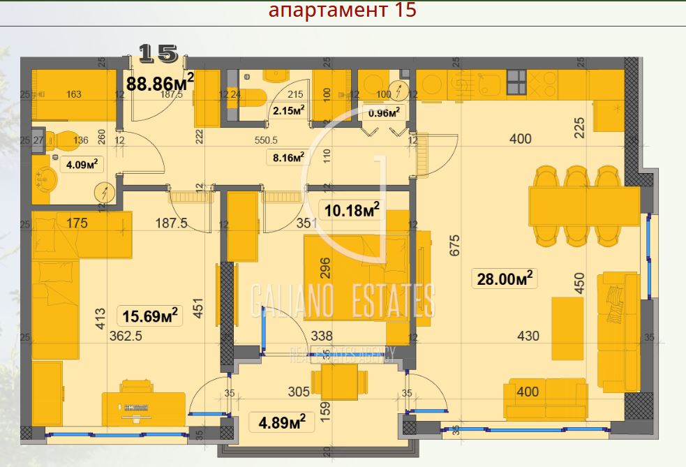 Просторен тристаен апартамент в близост до ул. Любляна - 0