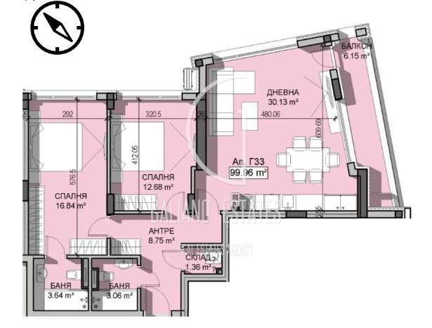 Разкошен тристаен апартамент в кв. Манастирски ливади - изток - 0