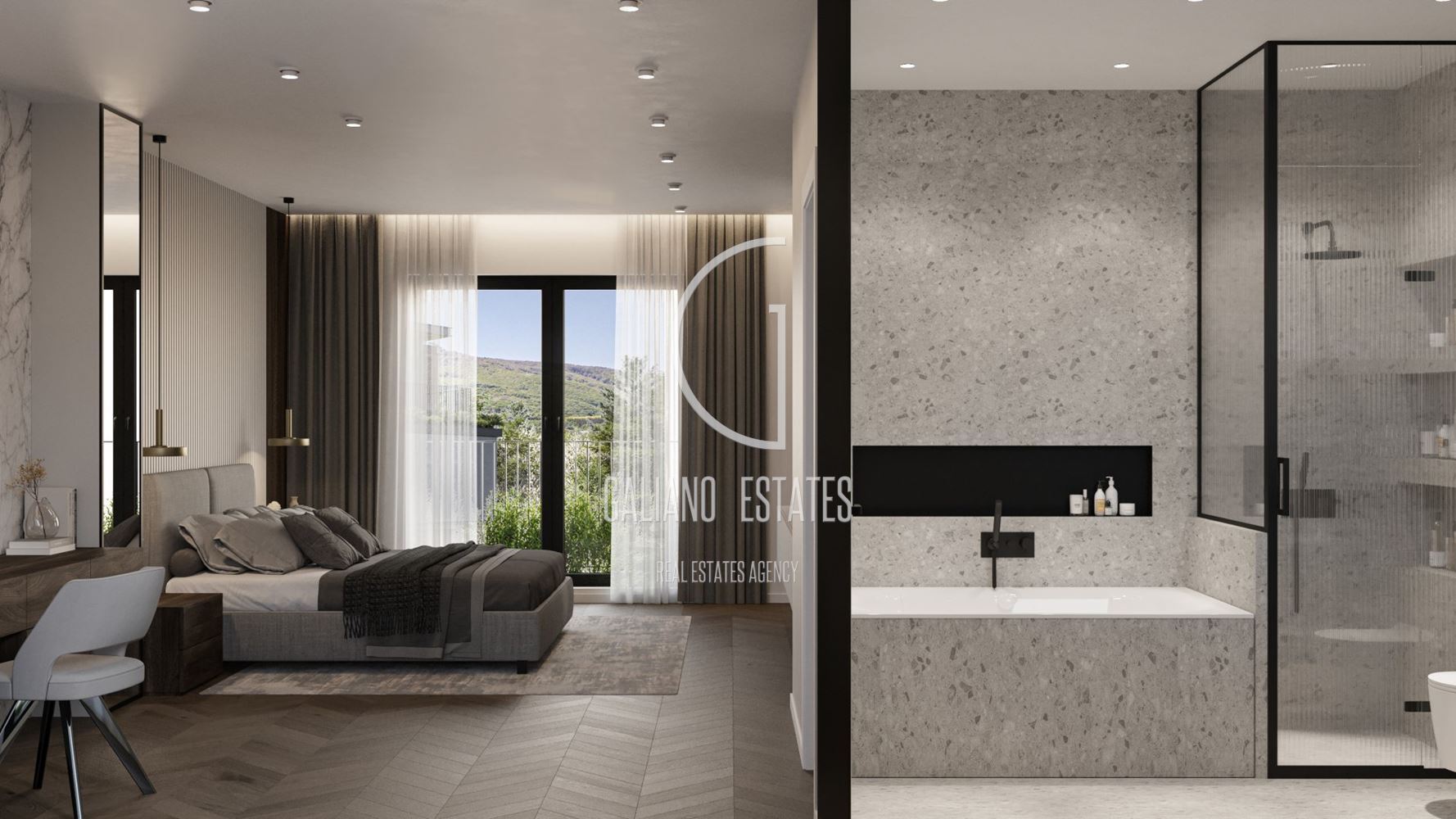 Модерна къща с просторен двор в бутиков комплекс в кв. Драгалевци - 0