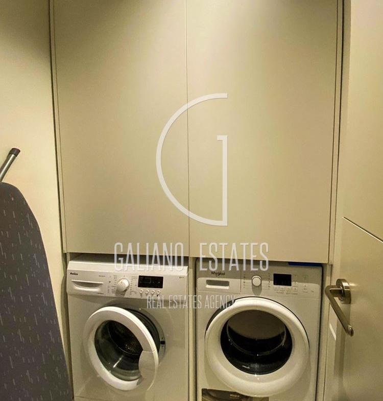 Fully furnished three-room apartment with garage for rent in Dianabad district - 0