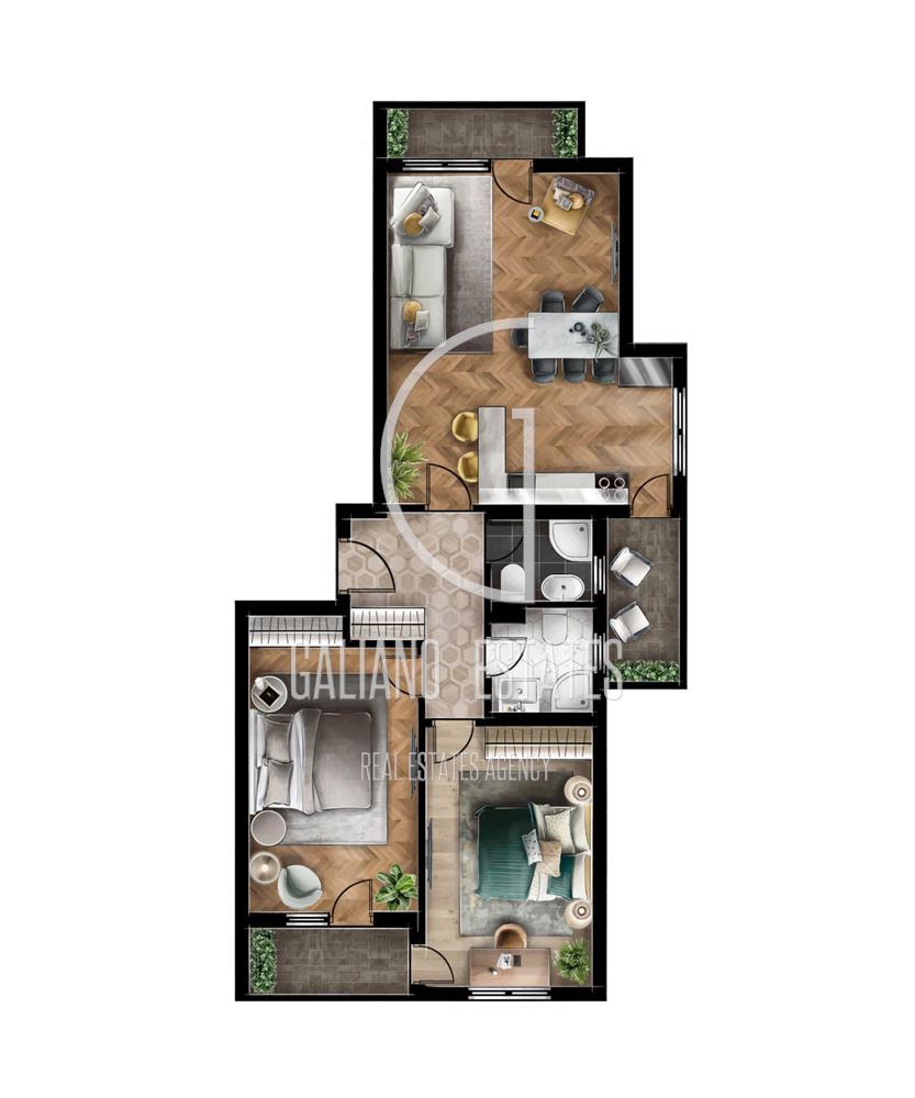 Three-room apartment in Lyulin 5 district - 0