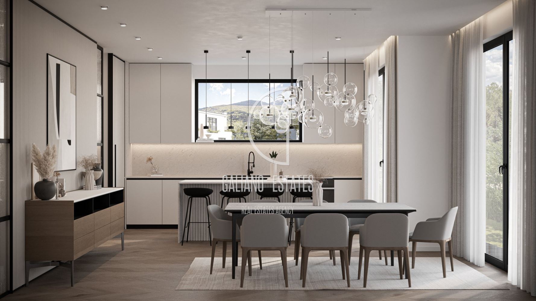 Модерна къща с просторен двор в бутиков комплекс в кв. Драгалевци - 0