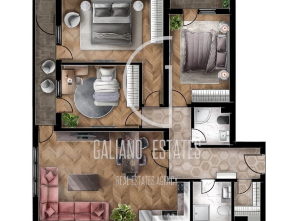 Четиристаен апартамент в кв. Люлин 5 - 0