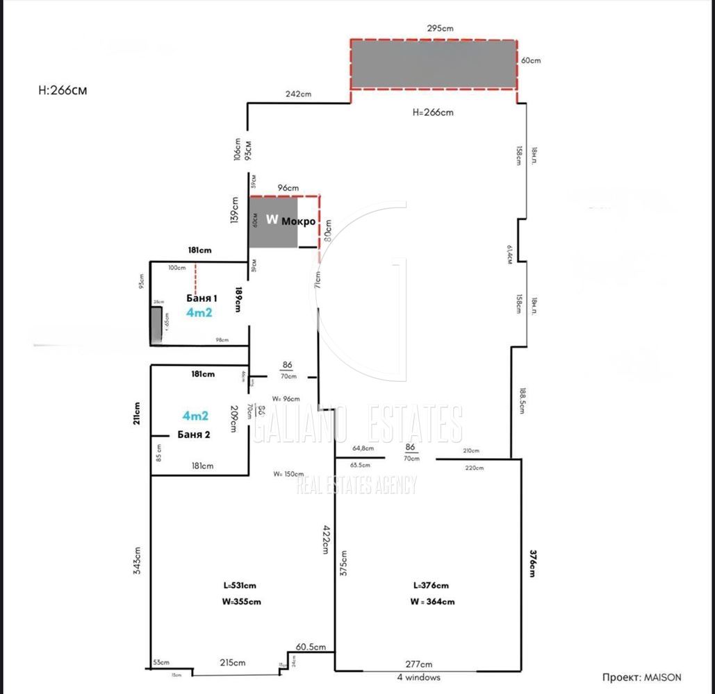 Spacious three-room apartment in Maison Sofia MGallery complex - 0