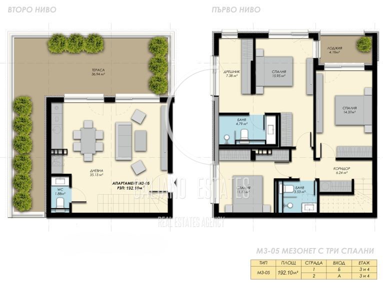 Просторен апаратамент с панорамна тераса в с. Бистица - 0