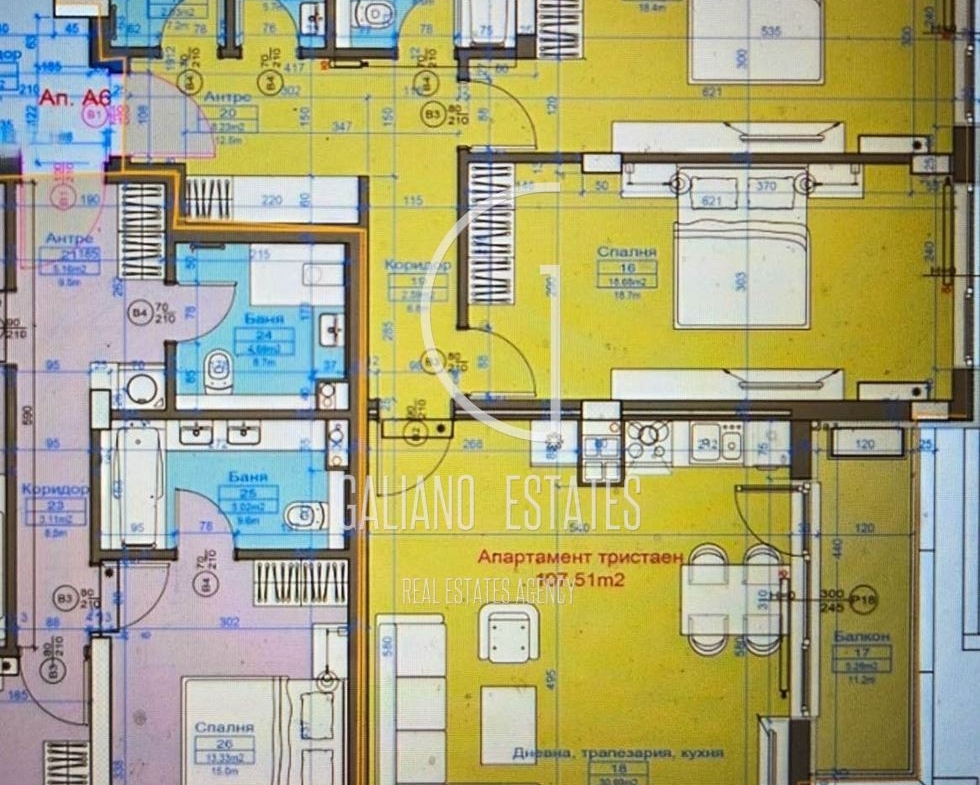 Тристаен апартамент в кв. Бояна, м-т Гърдова глава - 0