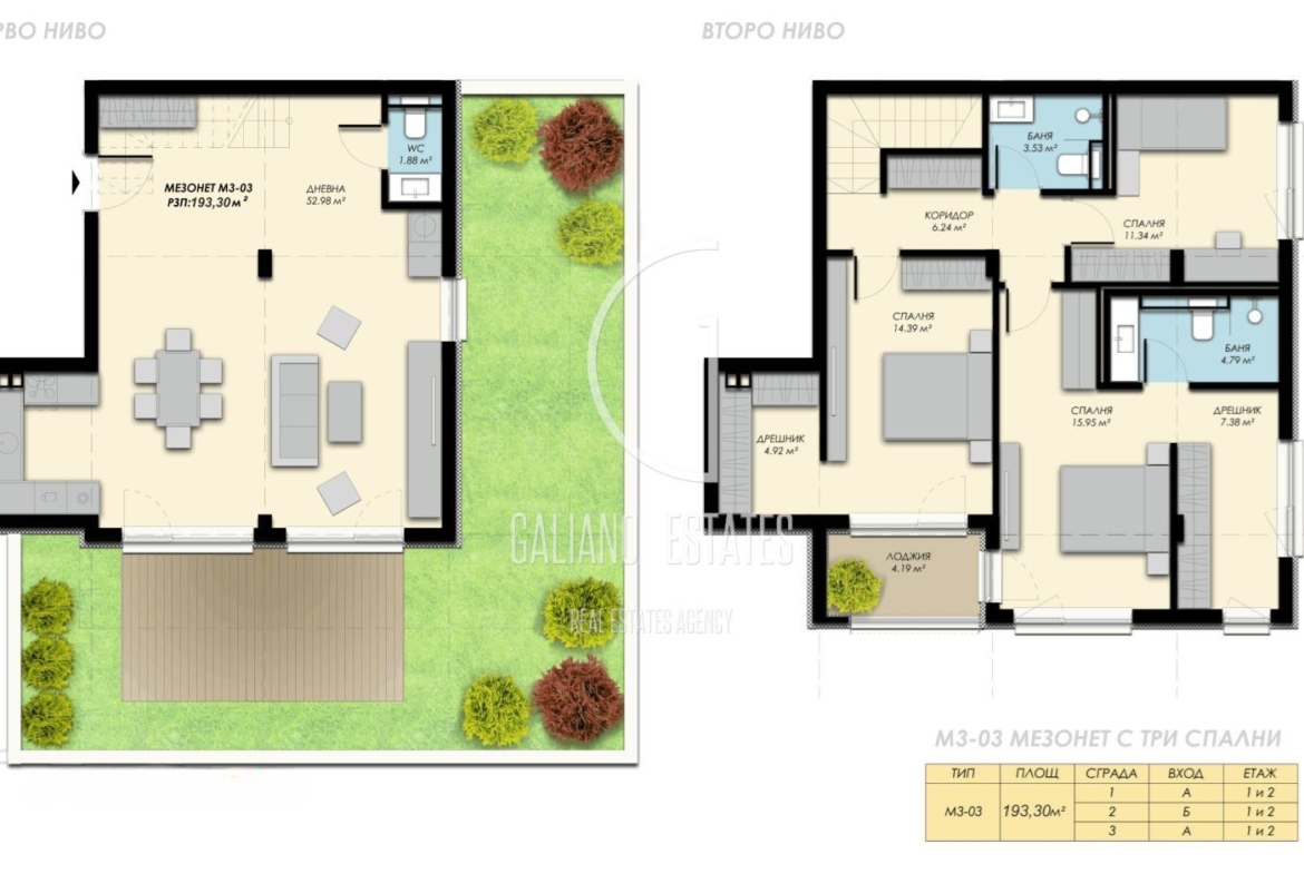 Просторен апаратамент с панорамна тераса в с. Бистица - 0