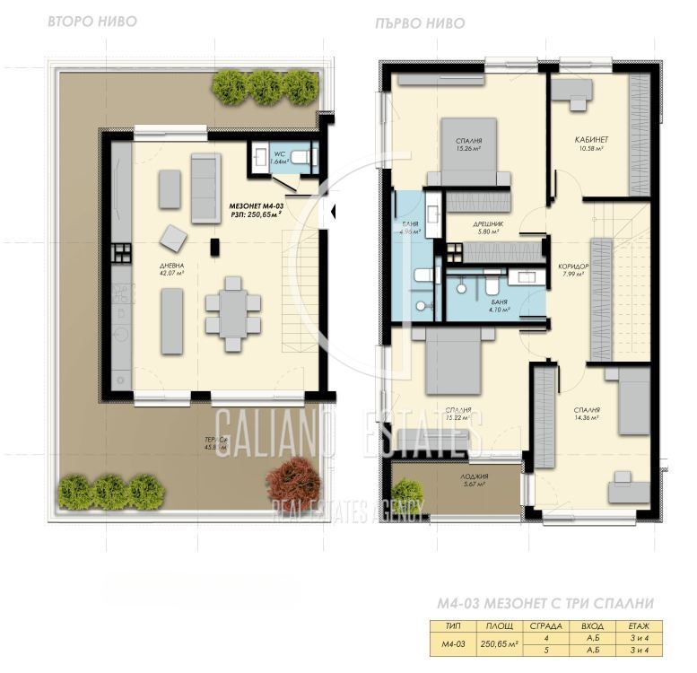 Просторен апаратамент с панорамна тераса в с. Бистица - 0