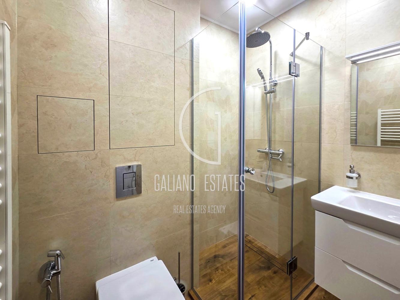 Дизайнерски двустаен апартамент с гараж в ж.к. Сухата река - 0