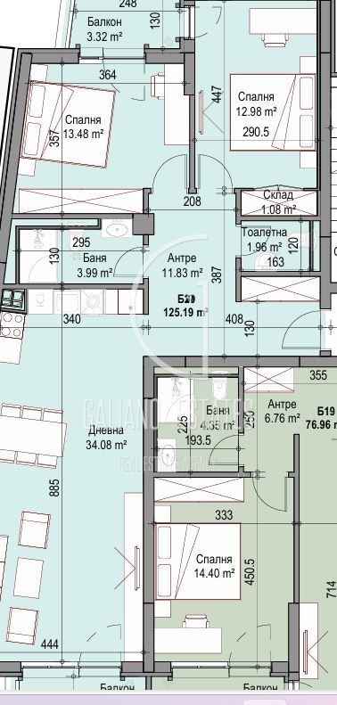 Spacious three-room apartment in Poduyane district-0 Просторен тристаен апартамент в кв. Подуяне - 0