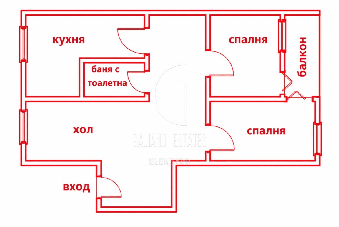 3-стаен - София, Център - 0