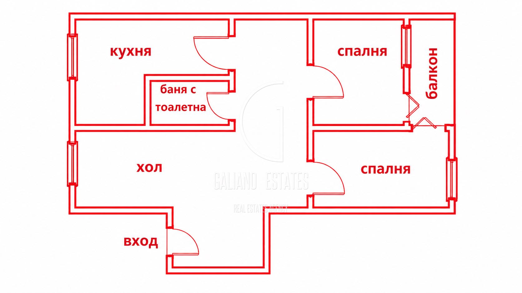3-стаен – София, Център-0 3-стаен - София, Център - 0